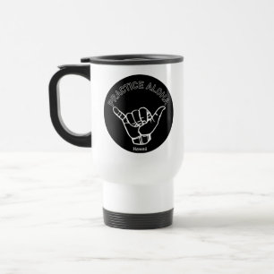Caneca Térmica Havaí - Pratique Aloha Shaka (enforque-se)