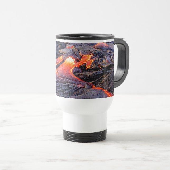 Caneca Térmica Hawaiian Basalt Lava Flow (Frente Esquerda)