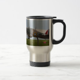 Caneca Térmica Hawker Hurricane Vista de Três Quartos