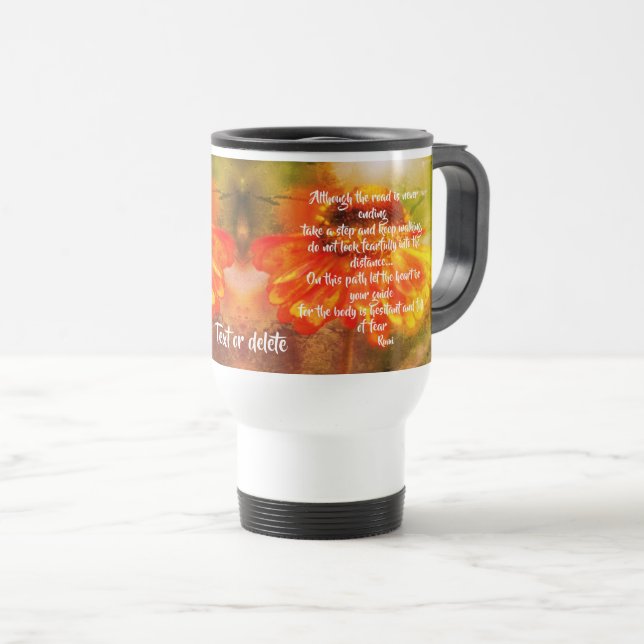 Caneca Térmica Heart Be Your Guide Zinnia Inspirational Cote (Frente Esquerda)