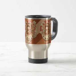 Caneca Térmica Hedgehog Coffee Travel Mug for Commuters
