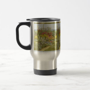 Caneca Térmica Helen Allingham Vintage Uma Fronteira Herbácea