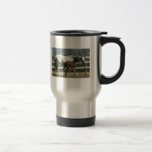 Caneca Térmica Herde o copo Dourado da imagem do bebê da fundaç