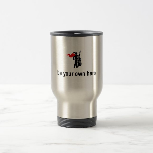 Caneca Térmica Herói do contrabaixo (Centro)