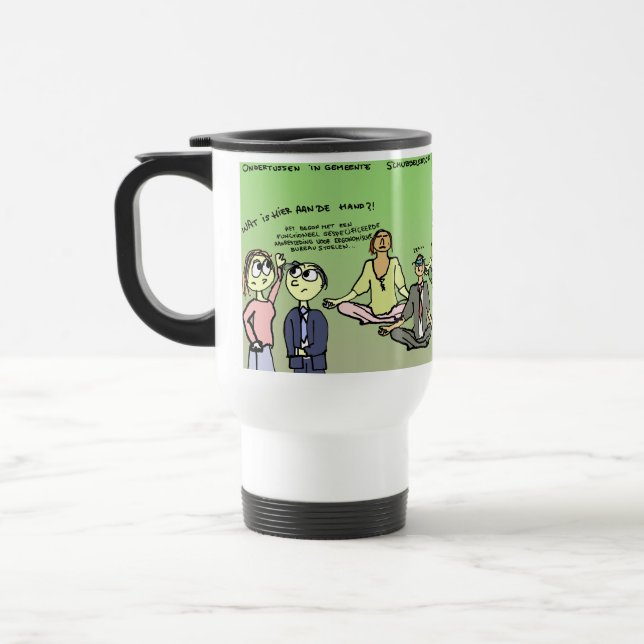 Caneca Térmica Het begon met een aanbesteding koffiemok (Esquerda)