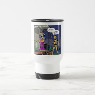 Caneca Térmica Hippie Engraçado de Teste de Colisão