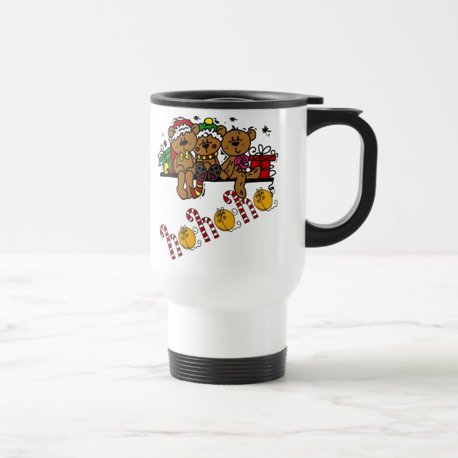 Caneca Térmica Ho Ho Ho Teddy Bears (Direita)