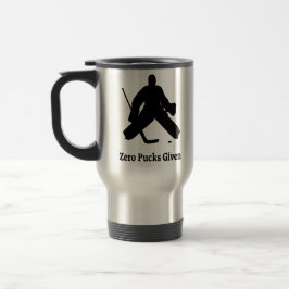 Caneca Térmica Hockey Goalie Zero Pucks Dado