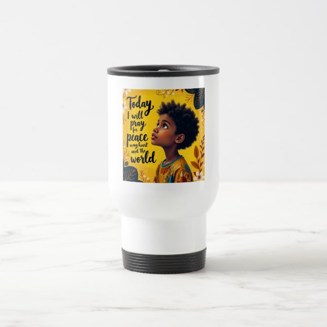 Caneca Térmica Hoje, elogio Deus (Centro)