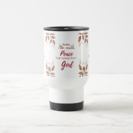 Caneca Térmica Hoje escolherei a paz que vem de Deus