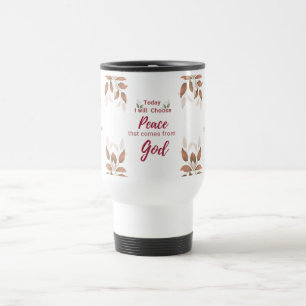 Caneca Térmica Hoje escolherei a paz que vem de Deus
