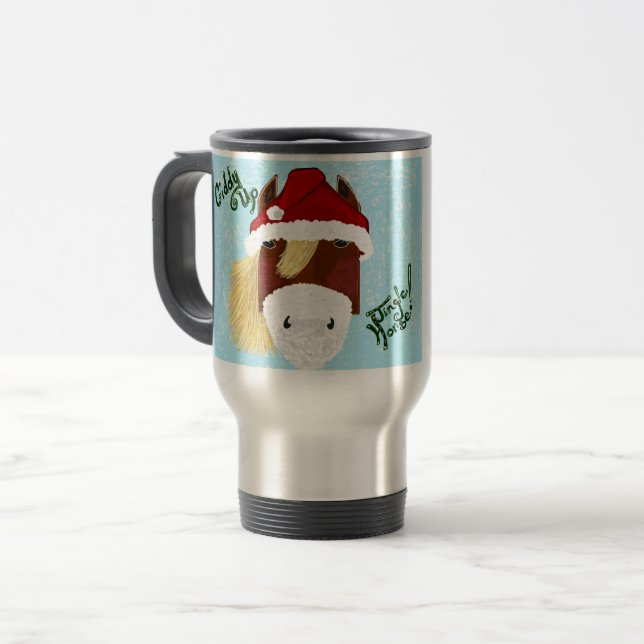 Caneca Térmica Holiday Horse Mug (Frente Esquerda)