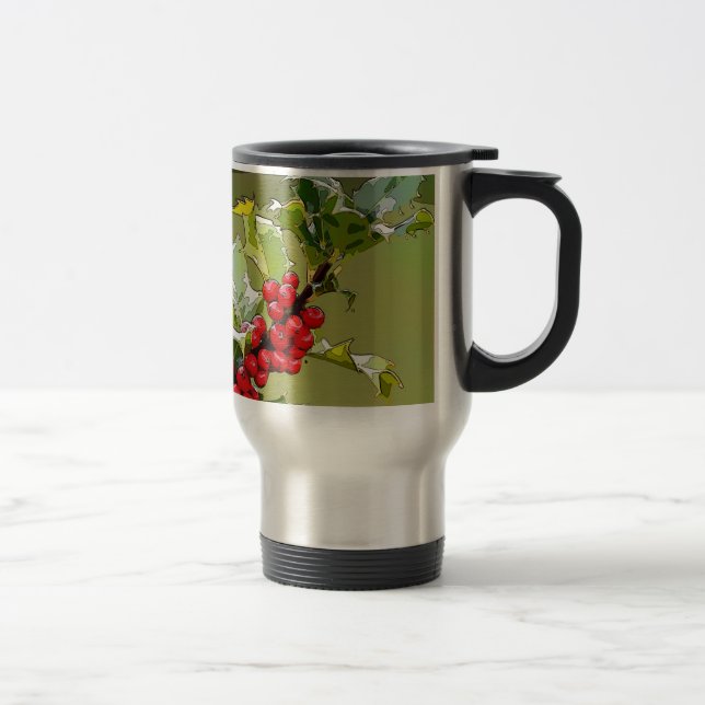 Caneca Térmica HollyBerries 006 (Direita)