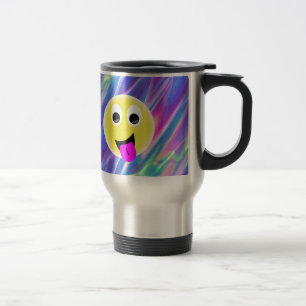 Caneca Térmica holograma de emoji