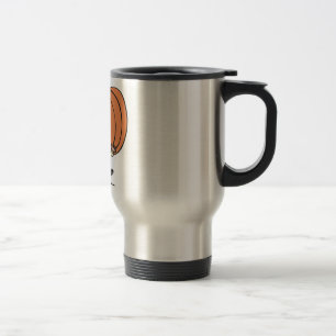 Caneca Térmica Homem Carregando Abóbora Gigante Enorme Colheita d
