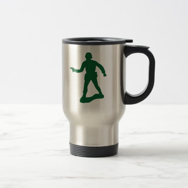 Caneca Térmica Homem do Exército Verde (Direita)