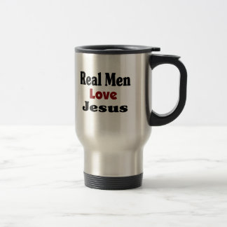 Caneca Térmica Homens Reais Adoram Jesus Mug