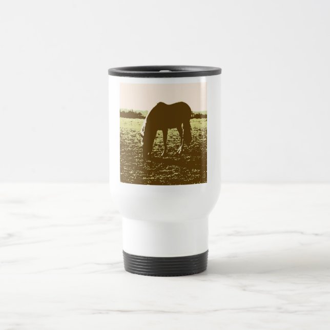 Caneca Térmica Horse Grazing Pop Art (Centro)