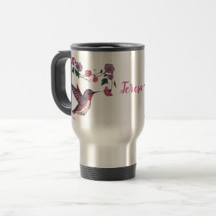 Caneca Térmica Hummingbird e Flores