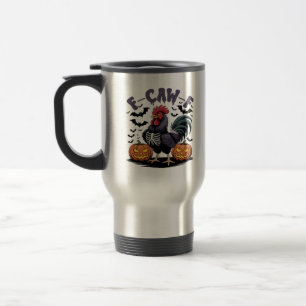 Caneca Térmica Humor Corvo F-Caw-F Engraçado Gótico