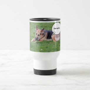 Caneca Térmica Humor do german shepherd