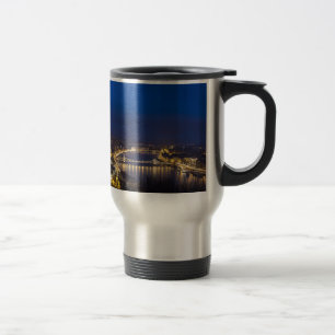 Caneca Térmica Hungria Budapest no panorama da noite