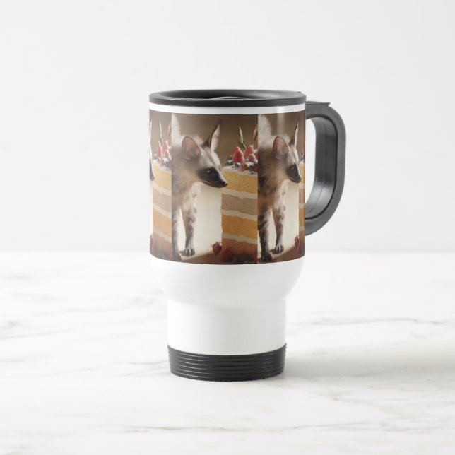 Caneca Térmica Hyena & Layer Cake (Frente Esquerda)