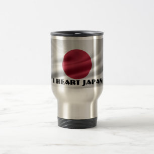 Caneca Térmica I Heart Japan/Flag do Japão