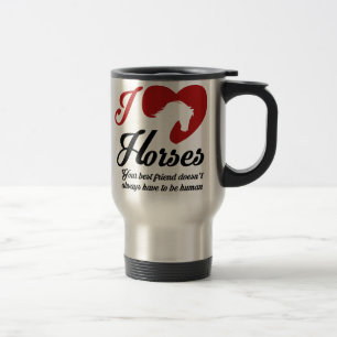 Caneca Térmica I Love/Heart Horses