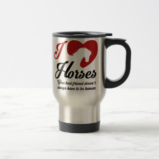 Caneca Térmica I Love/Heart Horses