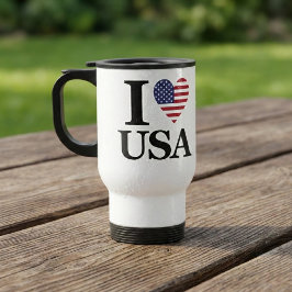 CANECA TÉRMICA "I ❤️ USA"