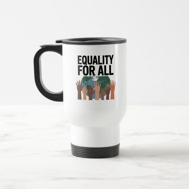Caneca Térmica Igualdade Para Todos – Dia dos Direitos Humanos 20 (Esquerda)