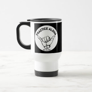 Caneca Térmica Ilha Grande - Pratique Aloha Shaka (Segure solto)