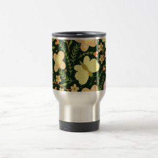 Caneca Térmica Illustrated Flowers Travel Mug