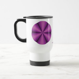 Caneca Térmica Ilusão óptica Mug roxo