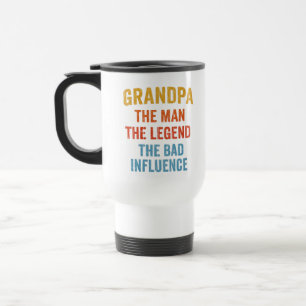 Caneca Térmica Ilustração da Lenda do Avô com Má Influência
