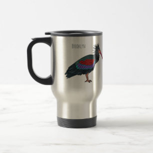 Caneca Térmica ilustração de desenho animado de aves do Bibis nor