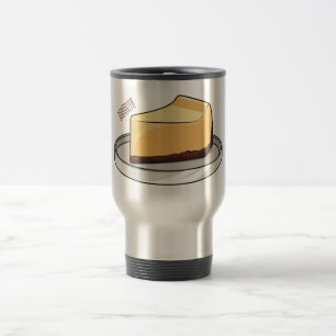 Caneca Térmica Ilustração de desenho animado de Cheesecake