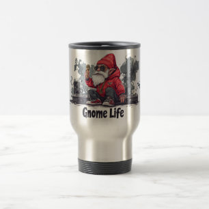 Caneca Térmica Ilustração de Gnome do Hip Hop - Vida de Gnome