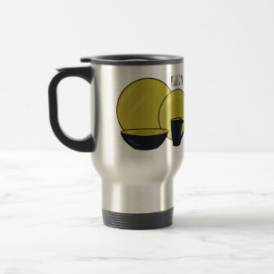 Caneca Térmica ilustração do desenho de desenho de tabela