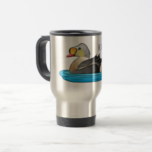 Caneca Térmica ilustração do desenho do Rei Eider