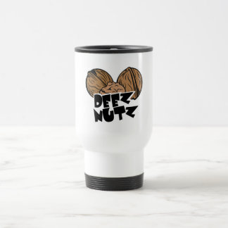 Caneca Térmica Ilustração engraçada de Deez Nutz