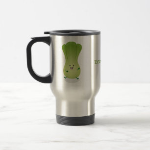Caneca Térmica Imagem de desenho animado bonito de "baby bok choy