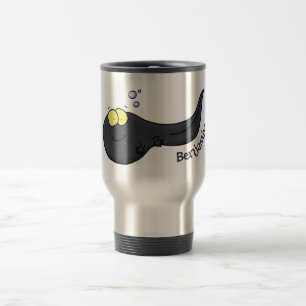 Caneca Térmica Imagem de desenho animado de girino divertido