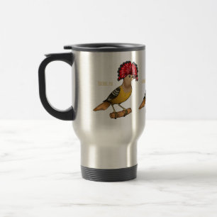Caneca Térmica Imagem de desenho animado real de aves apanhadoras