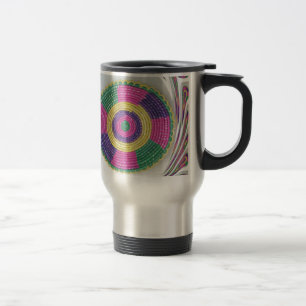 Caneca Térmica Impressão de Arte Redemoinho Tecido