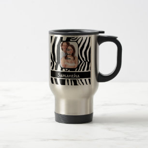 Caneca Térmica Impressão em branco e preto