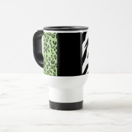 Caneca Térmica Impressão Leopardo, Impressão Zebra, Impressão Ani