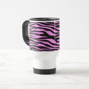 Caneca Térmica Impressão Zebra, Bandas Zebra, Zebra Rosa, Selva