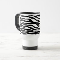 Impressão Zebra, Banhas Zebra, Preto E Branco